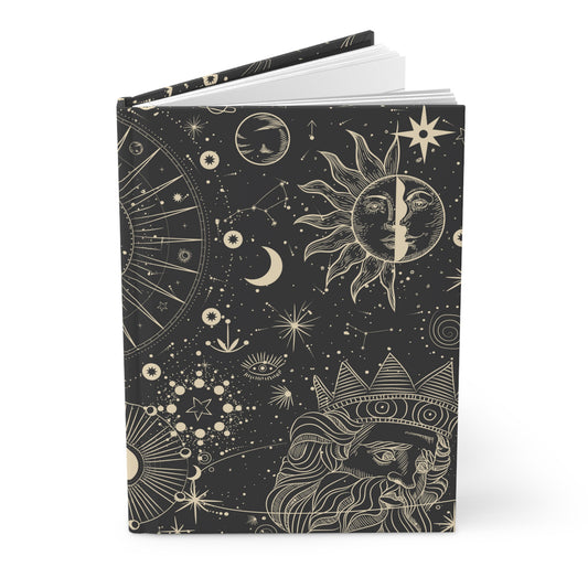 ASTROLOGY DOMINE Hardcover Journal Matte 150 lined pages